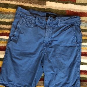 American Eagle blue dress shorts